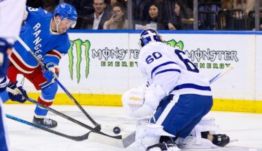 Rangers beat Leafs 6-2 for their first home regulation win since Nov. 24