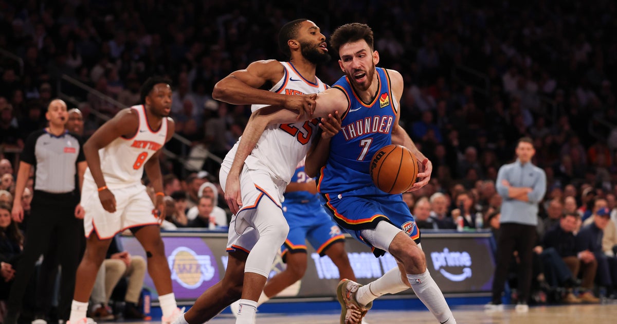 Holmgren, Gilgeous-Alexander help Thunder edge Knicks 103-100