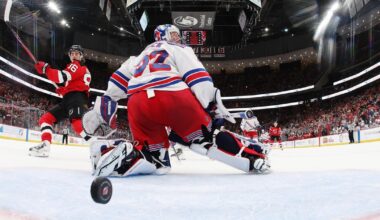 Jack Hughes has a hat trick, an assist in Devils' 6-3 win over Rangers