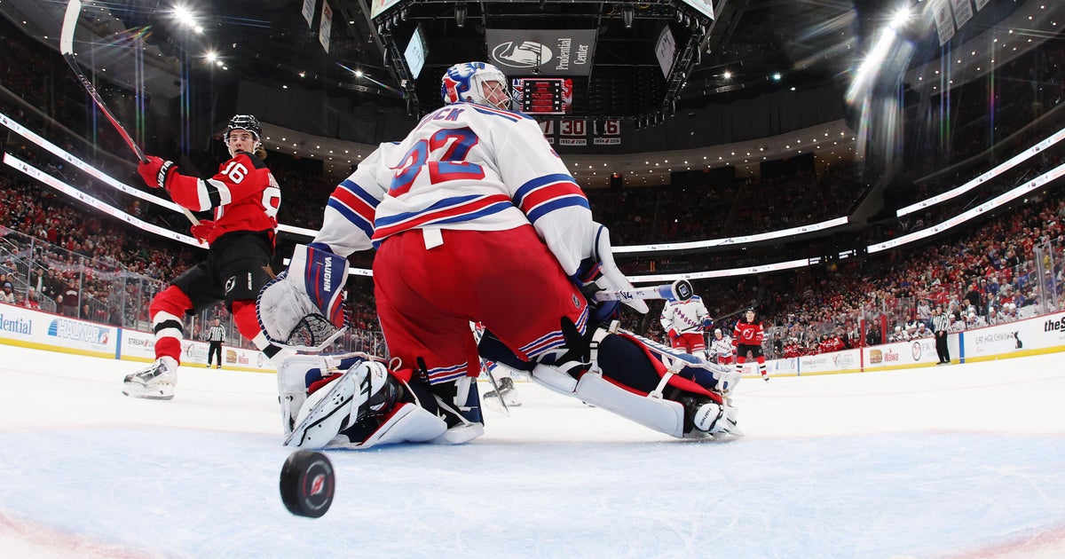 Jack Hughes has a hat trick, an assist in Devils' 6-3 win over Rangers