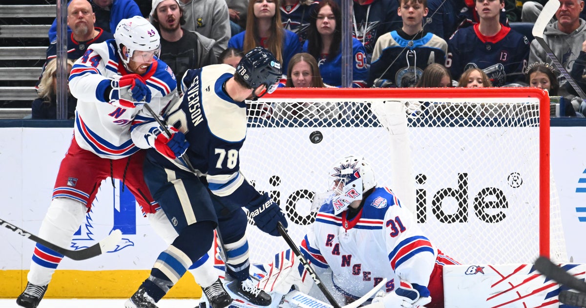 Fantilli leads Blue Jackets over Rangers 6-3 as Columbus moves into playoff spot