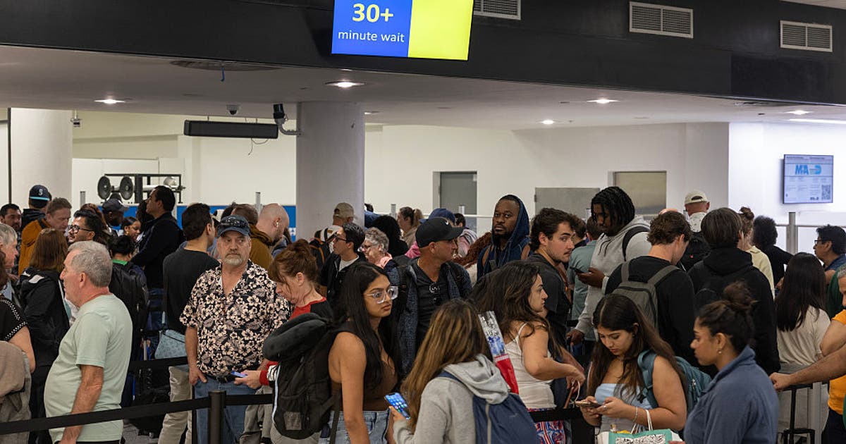See TSA wait times at NYC-area airports amid DHS gridlock