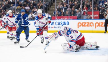 Rangers eliminated from playoff contention in loss to Maple Leafs