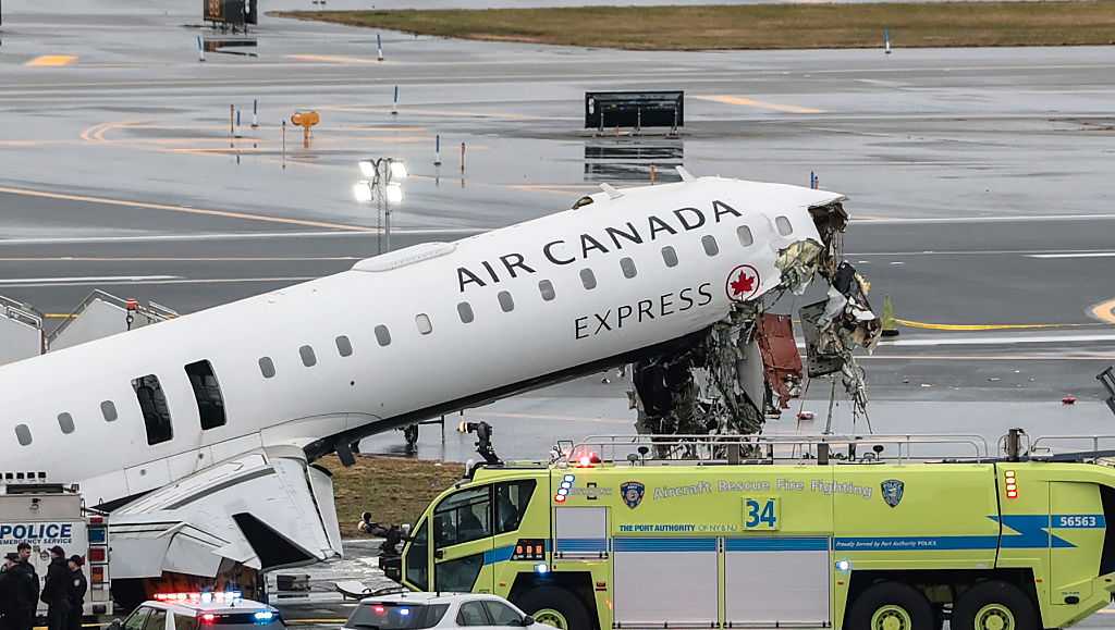 Air Canada flight deadly collision at New York LaGuardia Airport