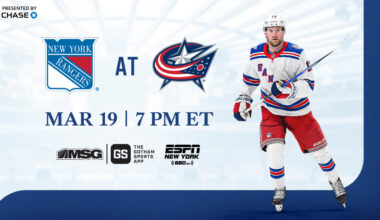 Rangers at Blue Jackets: Pregame Notes