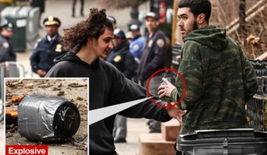 Self-radicalized ISIS protesters used explosive called 'Mother of Satan' inside bombs thrown at Gracie Mansion protest: sources