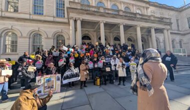 Dozens rally at City Hall, feeling ‘betrayed’ after mayor backtracks on housing campaign promise