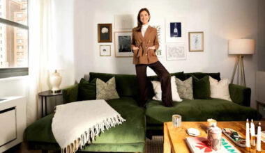 Accent Walls in This NYC Apartment Saved It from Being a “Stark White Shoebox”