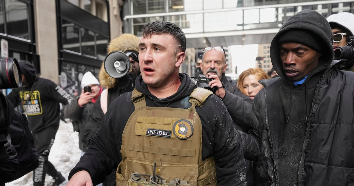 Counterprotester throws device at anti-Islam event in NYC