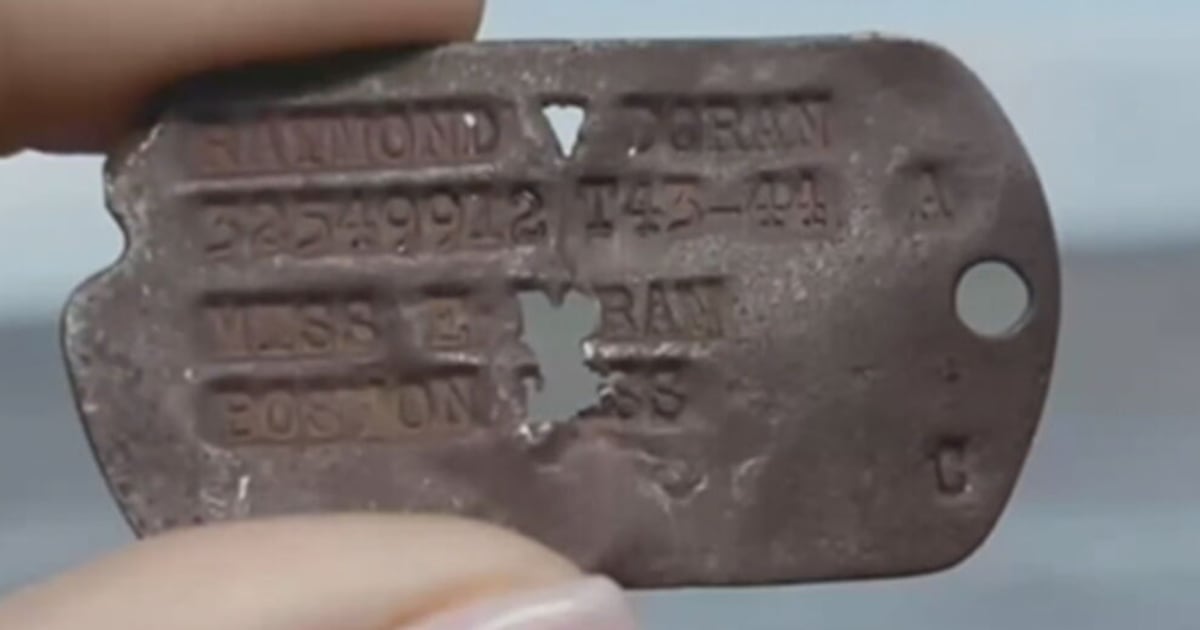 Rare WWII ID tag found in New York prompts search for Boston veteran’s family – Boston 25 News