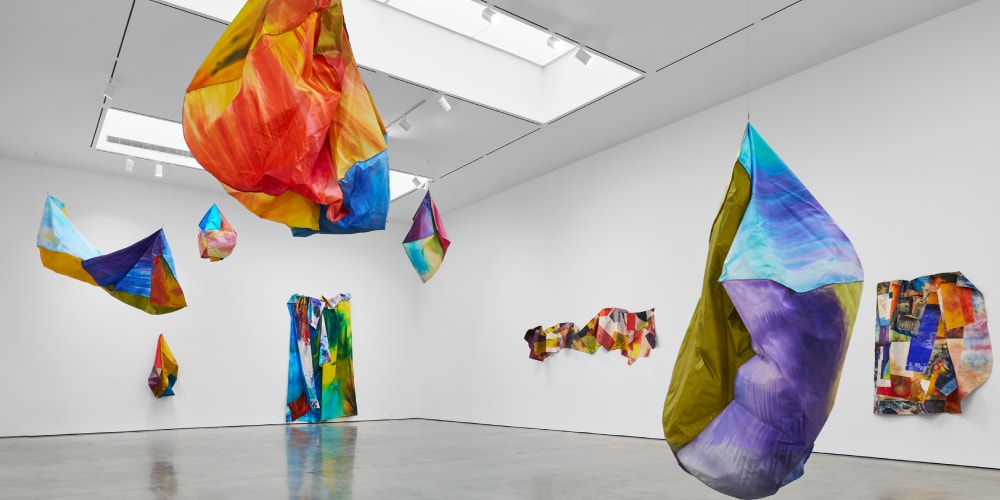 Sam Gilliam 'STITCHED' Exhibition PACE NYC