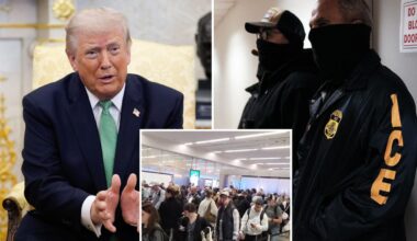 Trump deploying ICE to airports on Monday to ease crowded TSA lines