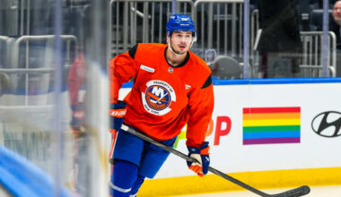 Isles Day-to-Day: Romanov Skates in Non-Contact Jersey