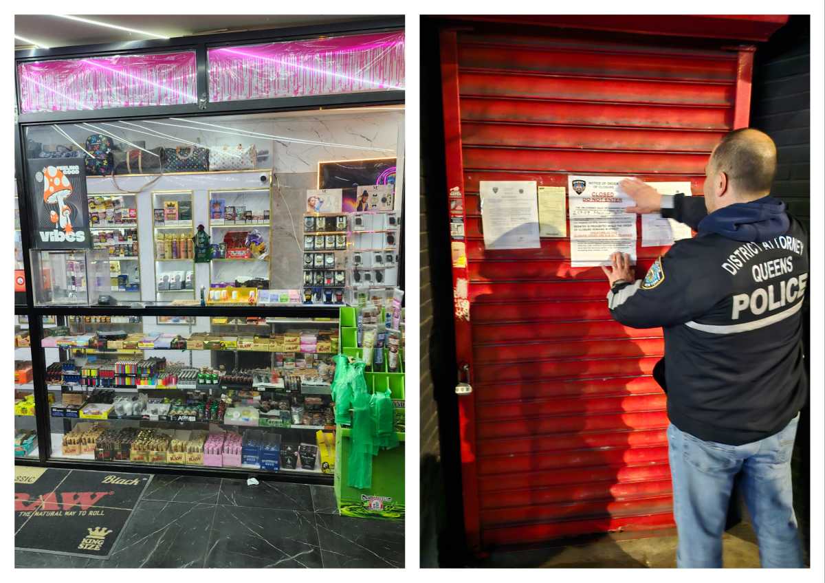 Illegal cannabis dispensary operating out of two locations in Laurelton padlocked under Operation Weed Whacker: DA – QNS