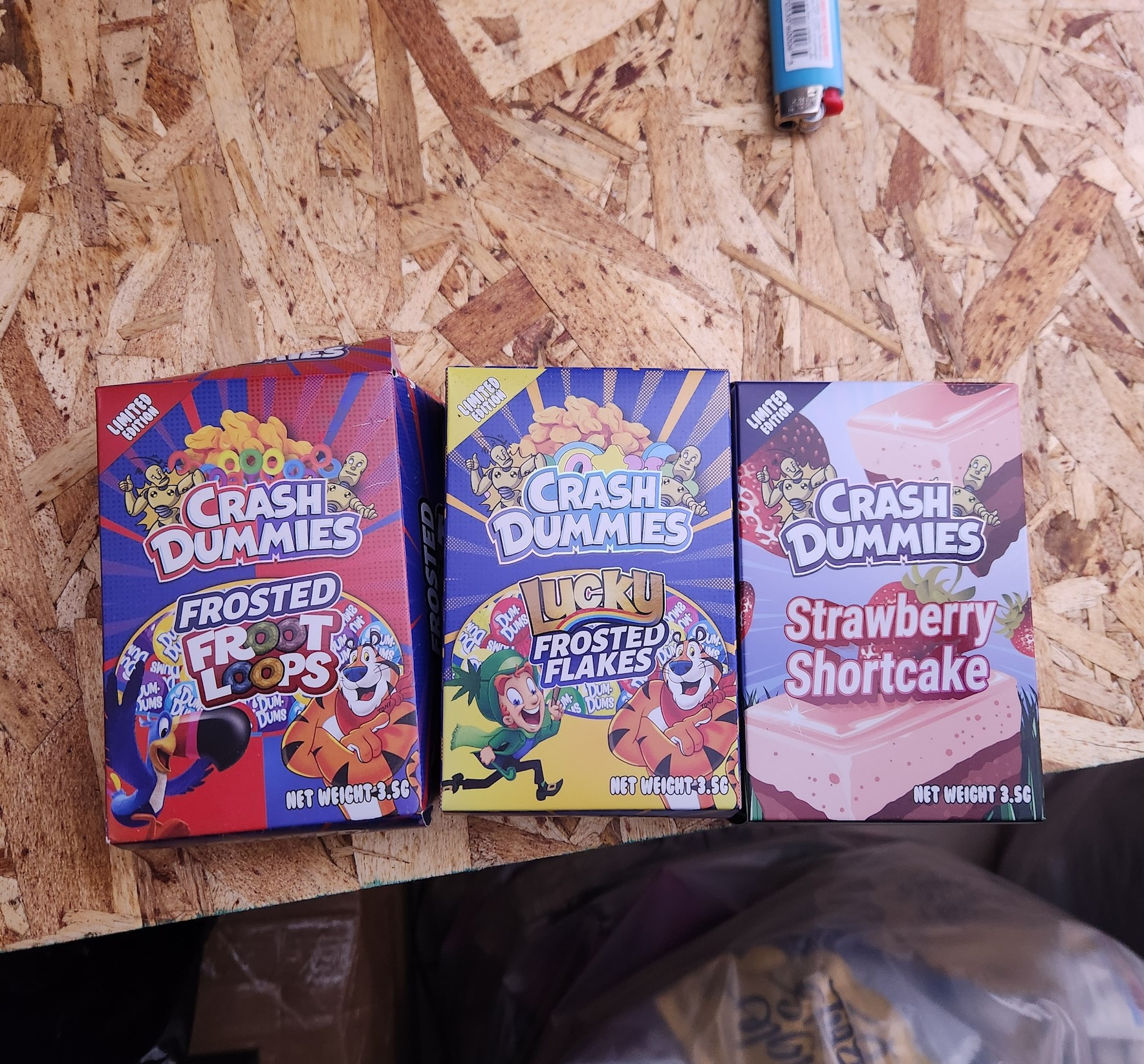 Seized items included many packaged to mimic pastry brands and popular candy to appeal to young people. 