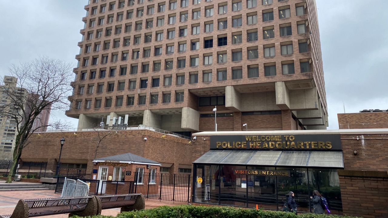 The NYPD's headquarters at One Police Plaza in Manhattan. (Spectrum News NY1/Daniel Huppert)
