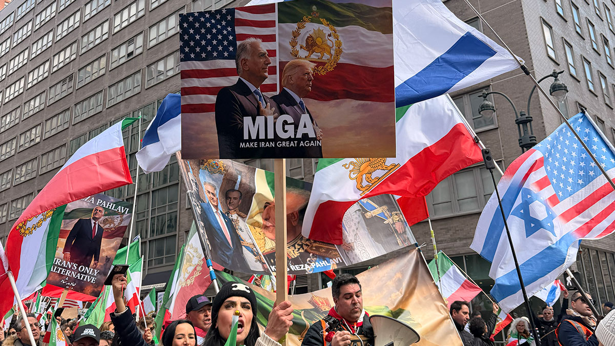 In New York, Iranian Americans Celebrate the Ayatollah’s Demise