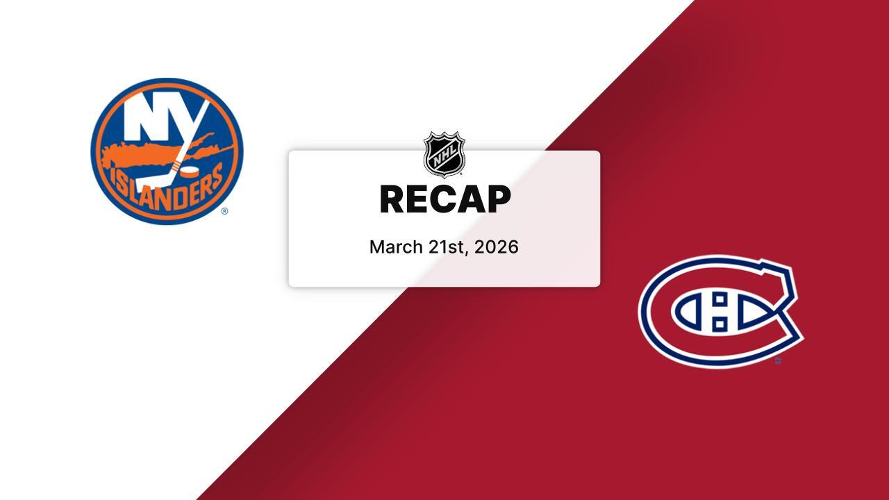 Canadiens 7, Islanders 3 | Highlights
