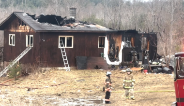 Two injured after home destroyed by fire in Jay, New York