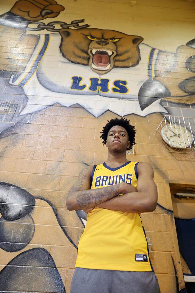 Former Lancaster High School basketball standout Jordan Watford now plays at Queens in Charlotte. 