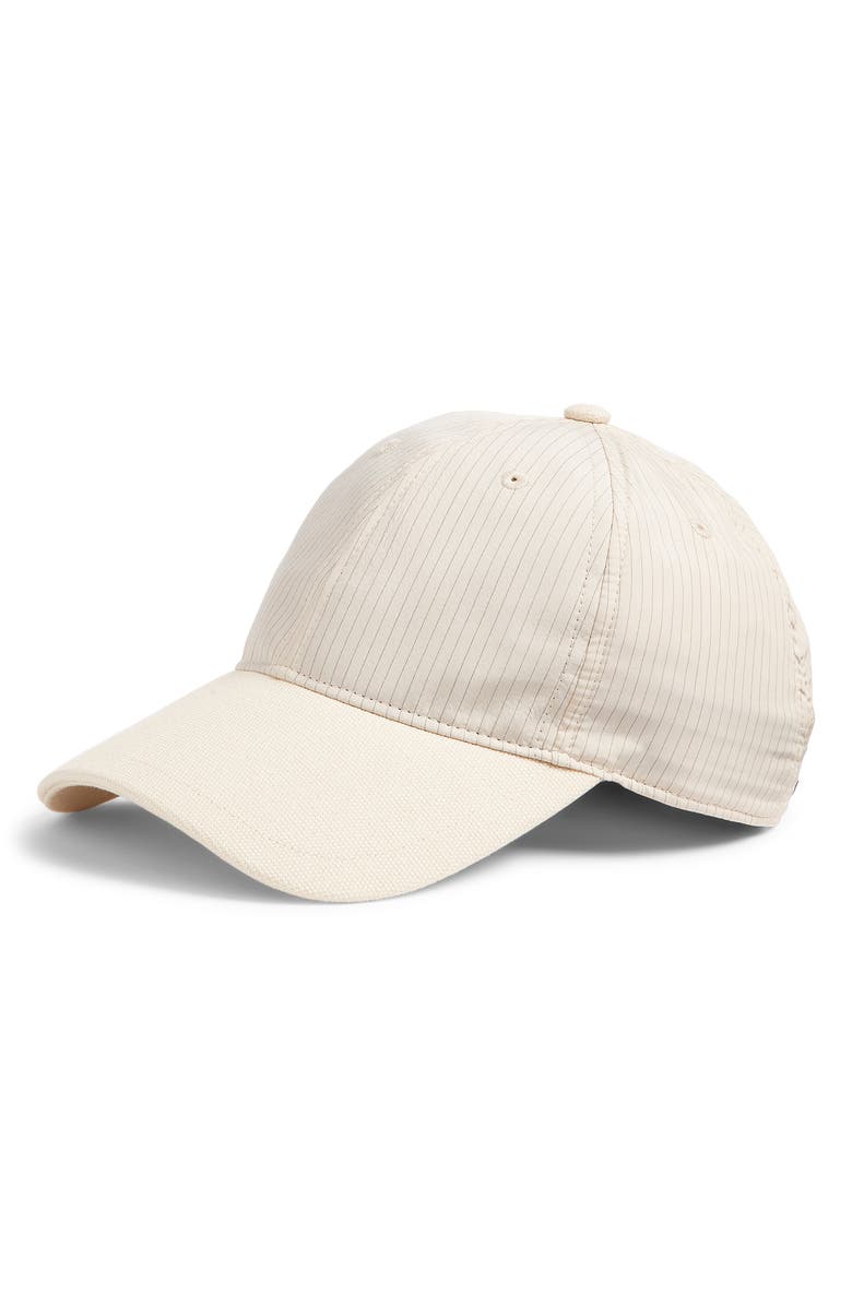 Harlow Pinstripe Baseball Cap