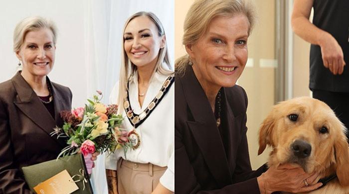 Palace shares Sophie's smiles honouring Queen's legacy in Randalstown