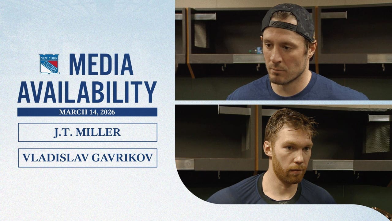 Postgame: Miller and Gavrikov | New York Rangers