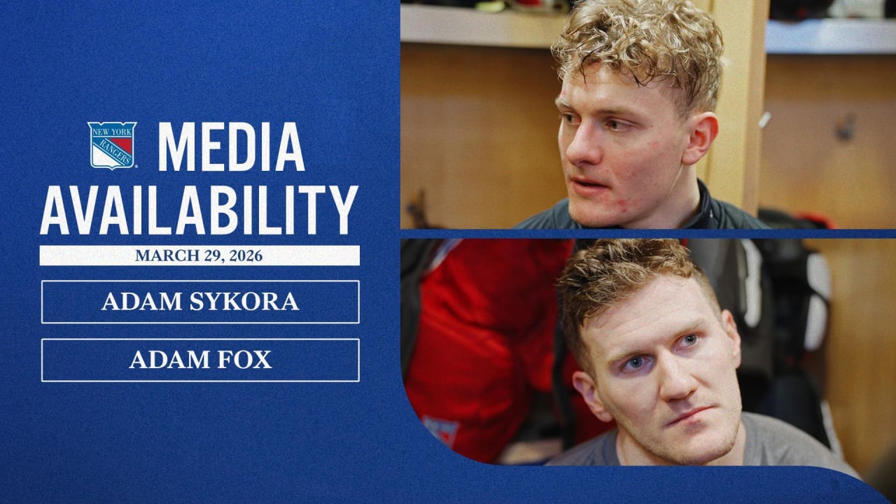 Postgame: Sykora and Fox | New York Rangers