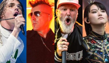 My Chemical Romance, Tool, Limp Bizkit and Babymetal performing live