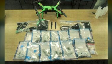 Drone dropped package with knives, cellphone, drugs onto prison grounds in upstate New York, staff says