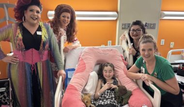 Drag queens rally around 7-year-old advocate post-surgery