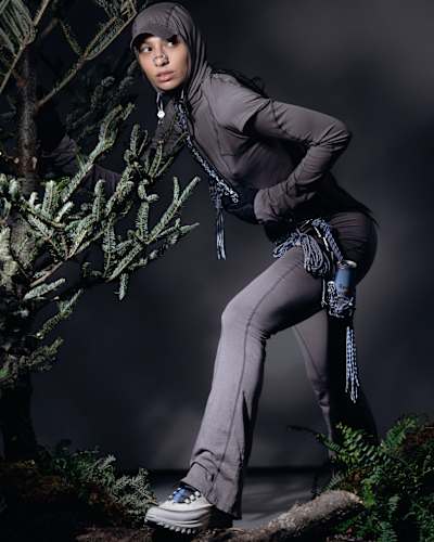  Model wearing Jane Wade for New York Fashion Week