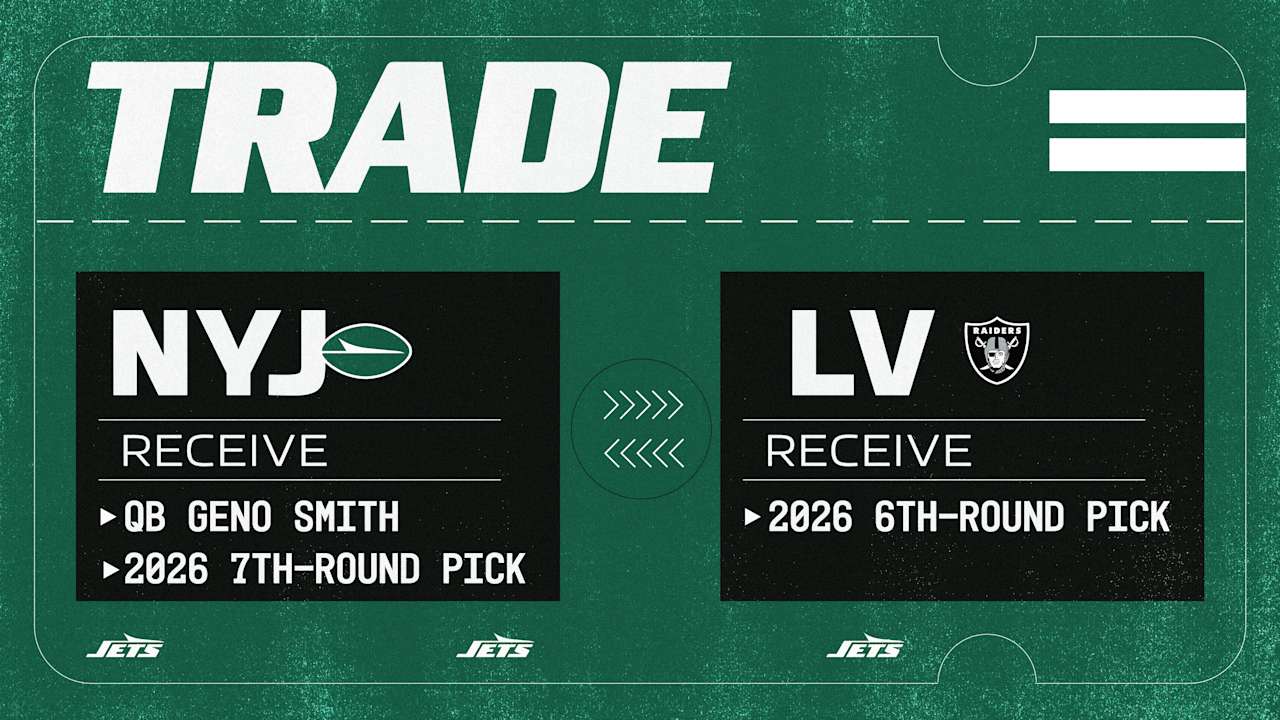 Jets Acquire QB Geno Smith from Raiders