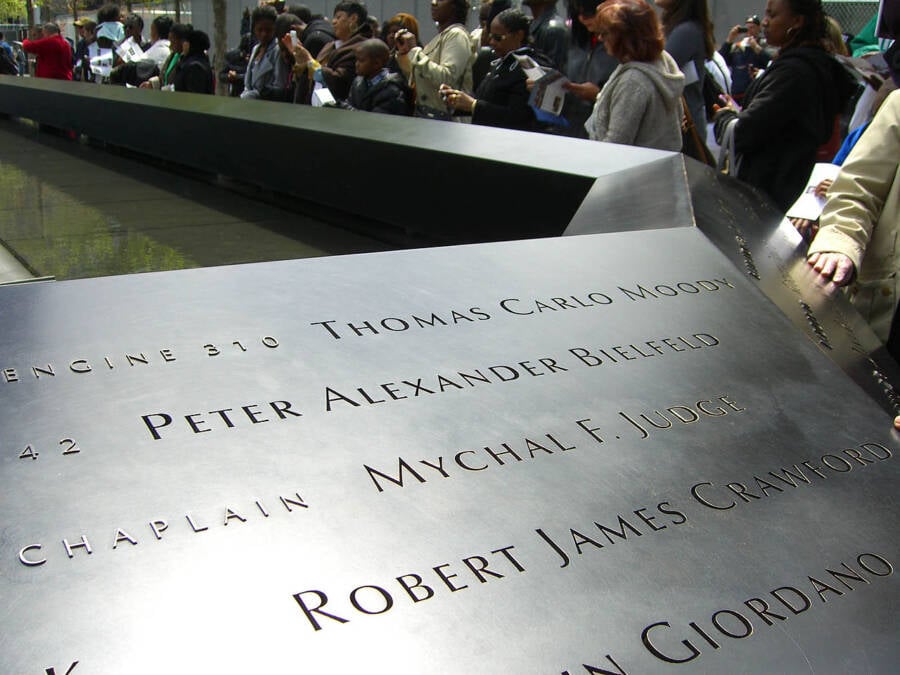 Mychal Judge At 911 Memorial