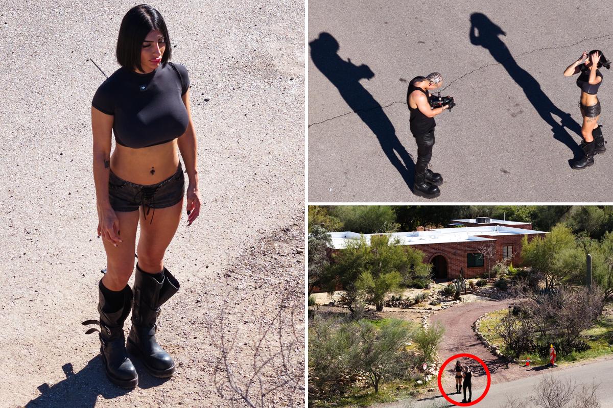 Ghoulish Nancy Guthrie streamers are feuding with each other outside her house — as crime scene becomes grim spectacle