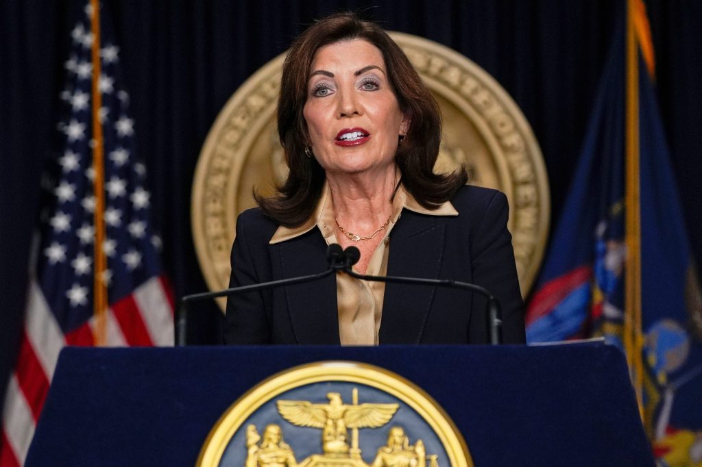 Governor Kathy Hochul seeks to delay the law, but faces pushback from state lawmakers.