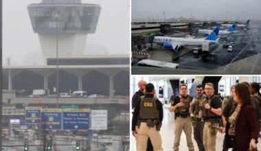 Newark Airport issues ground stop due to smoke in air traffic control tower – just hours after deadly LaGuardia crash