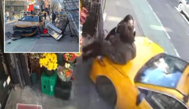 Runaway NYC cab plows into 2 women outside bodega in heart-pounding caught-on-camera crash