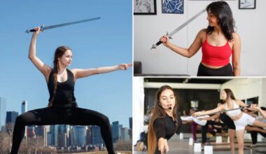 Sword yoga trend taking over NYC