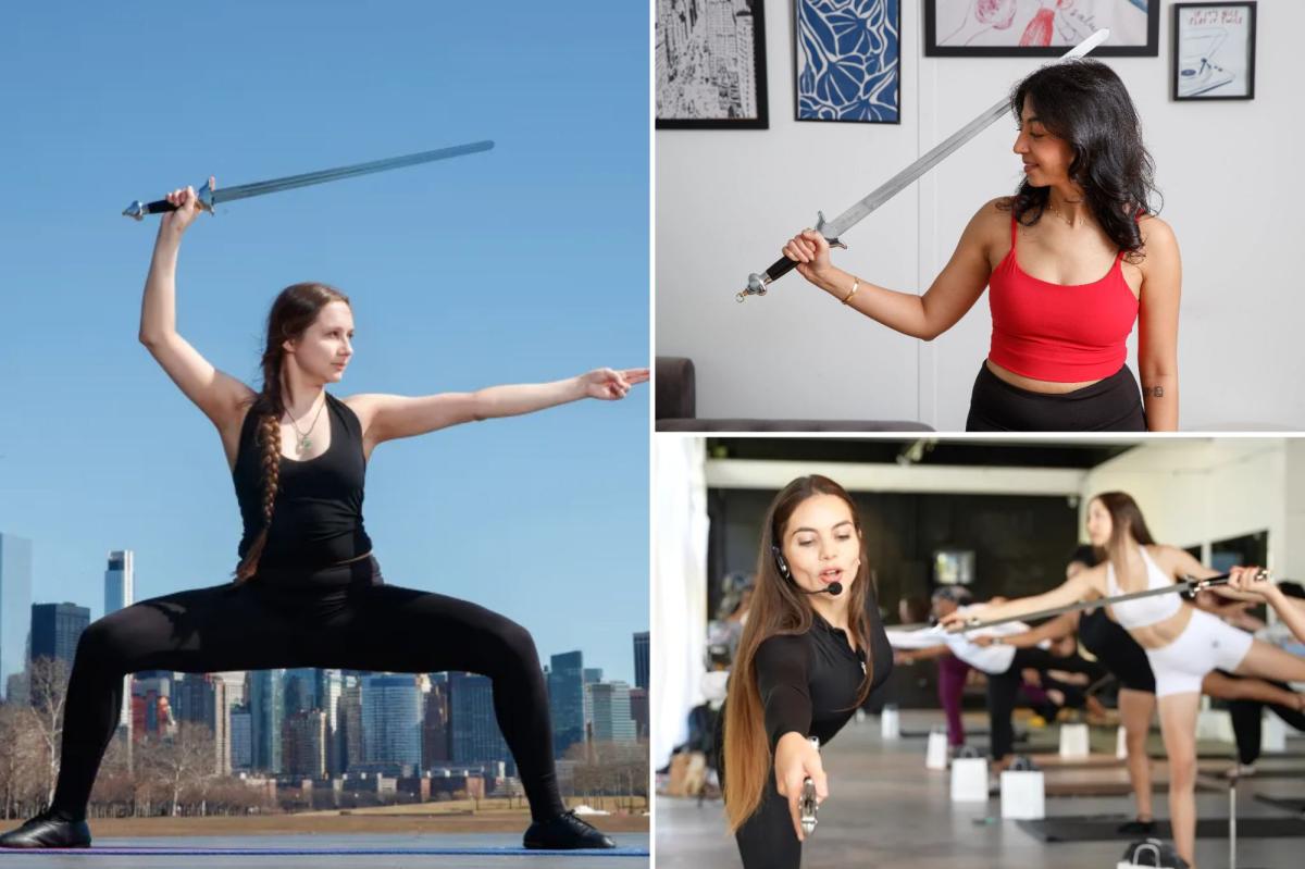 Sword yoga trend taking over NYC