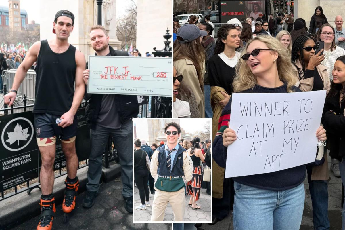 NYC's JFK Jr. lookalike contest reveals its studly winner: 'Truly an honor'