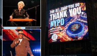 Thousands of New York's Finest turn out for 'Thank You, NYPD' concert at Madison Square Garden