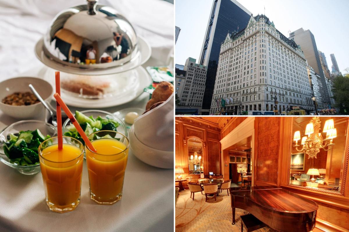 NYC luxury hotels where breakfast costs a fortune