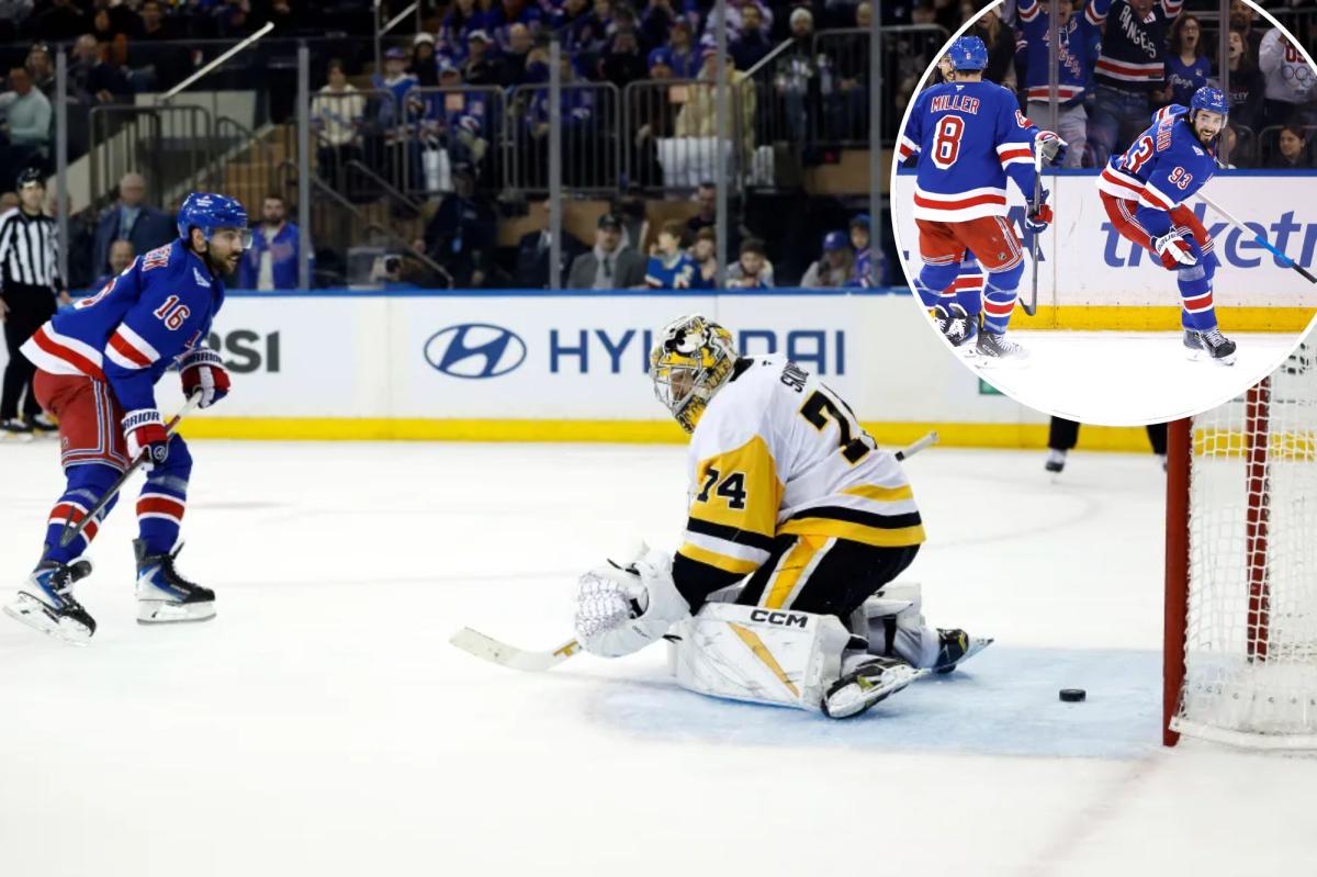 Rangers rally for morale-boosting shootout win over Penguins