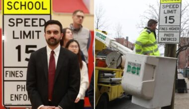 Mayor Zohran Mamdani will lower speed limits to 15 mph in school zones