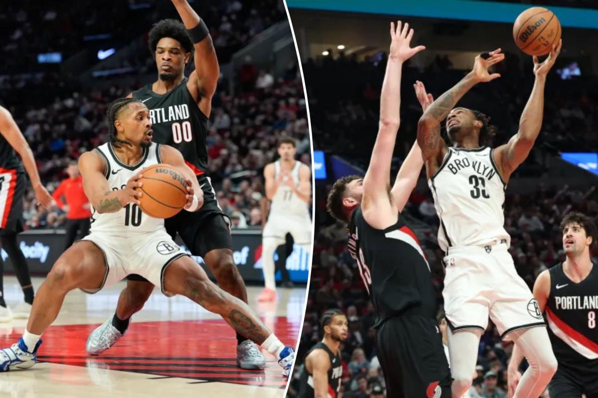 Nets suffer beatdown from Trail Blazers for eighth straight loss