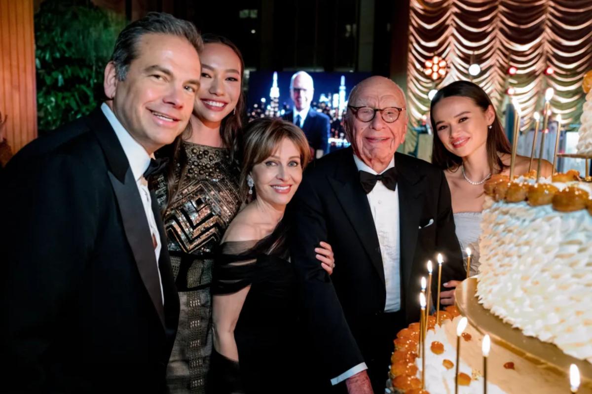 Rupert Murdoch celebrates 95th birthday at star studded New York party