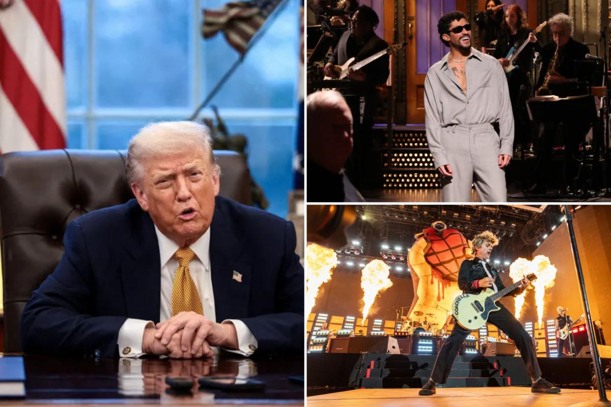Trump tells The Post he’s skipping the Super Bowl, slams halftime performers Bad Bunny and Green Day