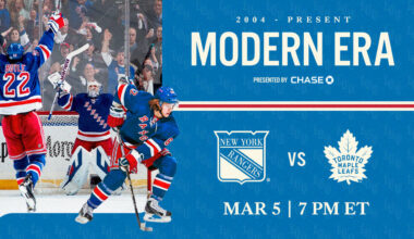 Rangers vs. Maple Leafs: Pregame Notes