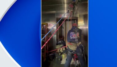 2 teens rescued from stuck elevator in Jersey City